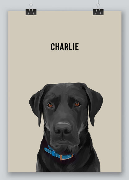 Custom Pet Portrait – Hand-Drawn Memorial & Gift Artwork