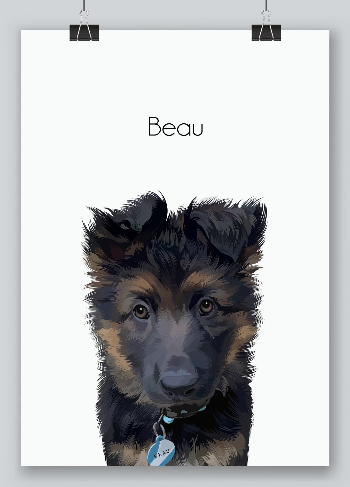 Custom Pet Portrait – Hand-Drawn Memorial & Gift Artwork