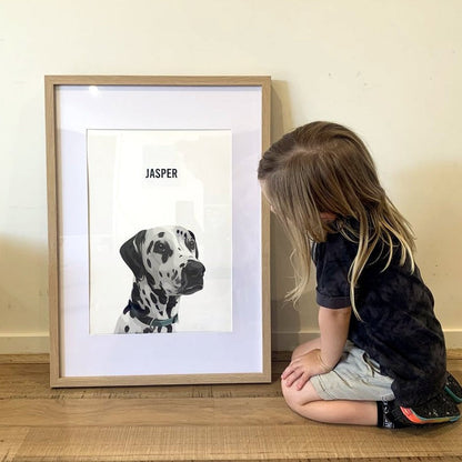 Custom Pet Portrait – Hand-Drawn Memorial & Gift Artwork