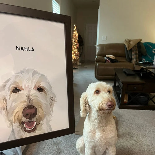 Custom Pet Portrait – Hand-Drawn Memorial & Gift Artwork