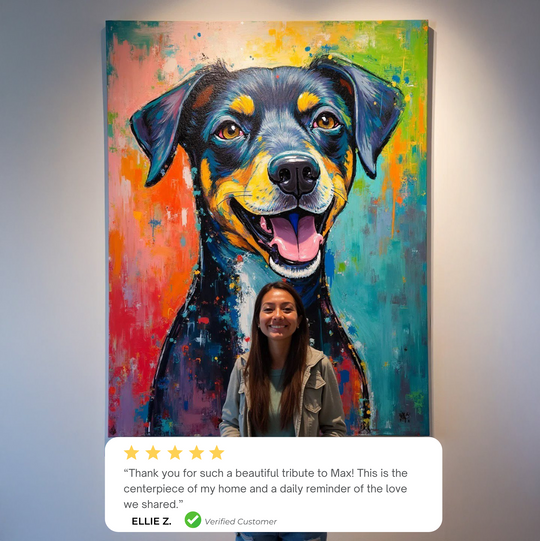 Custom Pet Portrait - Turn Your Beloved Pet Into A Masterpiece
