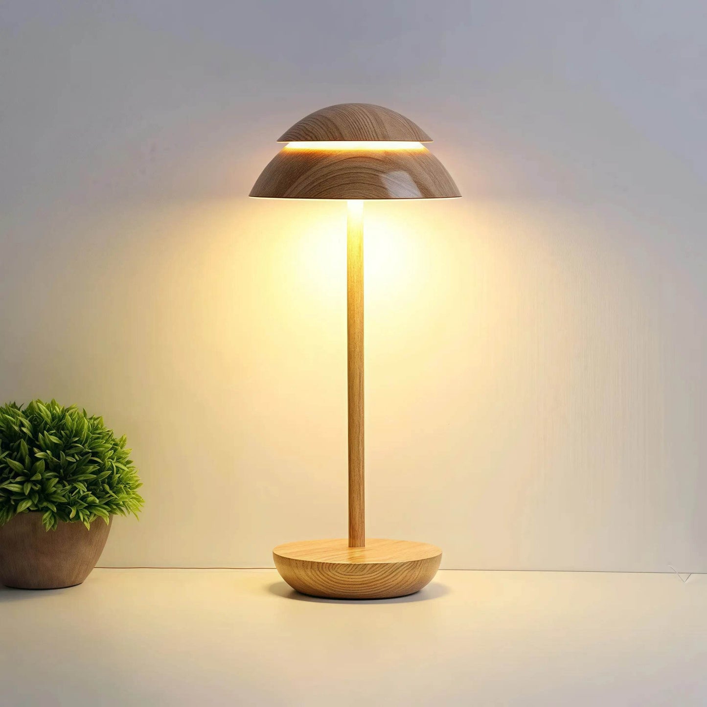 Naawe Modern Table Lamp - USB Rechargeable | For Home & Office - Naawe