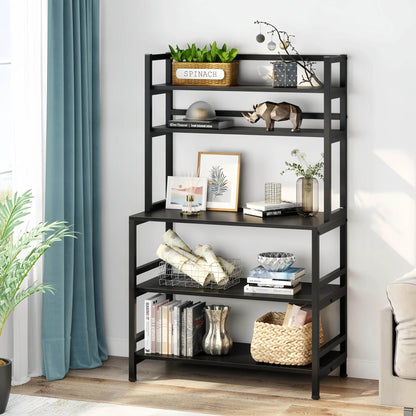 Naawe 5 Tier Kitchen Utility Storage Baking Rack Microwave Rack with Shelves - Naawe