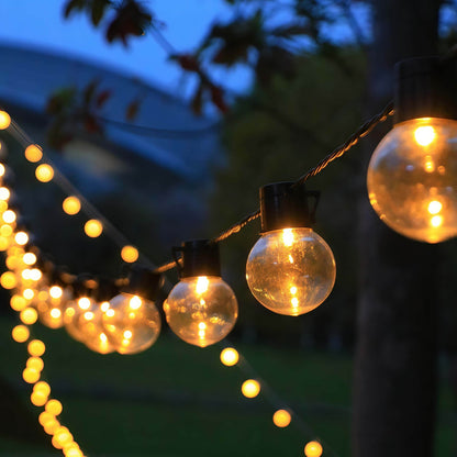 Naawe™ Outdoor Solar LED Bulb String Lights - Naawe