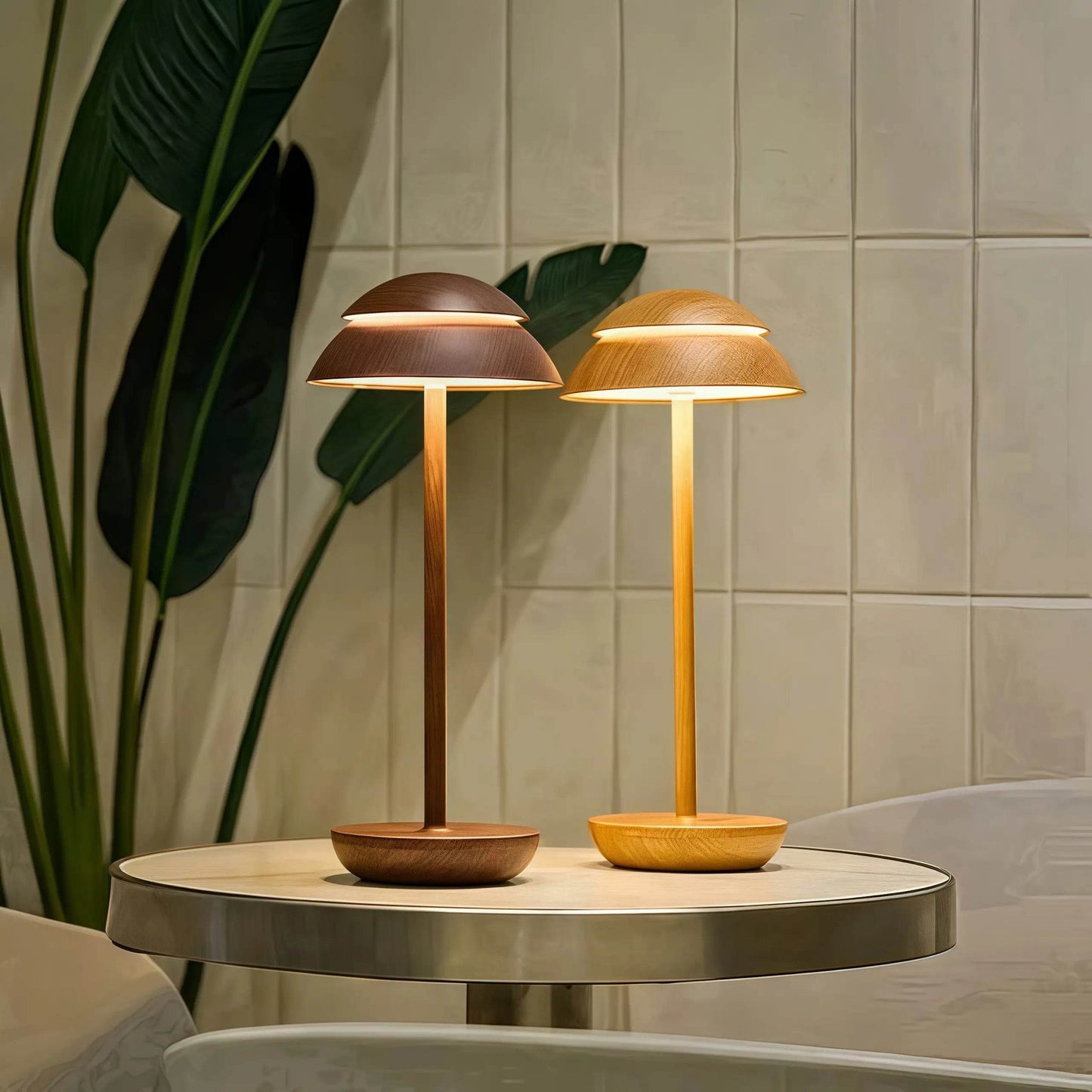 Naawe Modern Table Lamp - USB Rechargeable | For Home & Office - Naawe