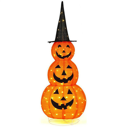 Naawe Halloween Collapsible Lighted Pumpkin