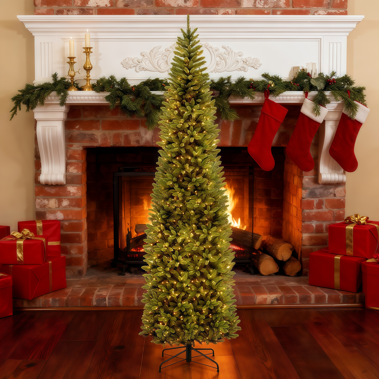 National Tree Company 10 ft. Kingswood Fir Christmas Pencil Tree