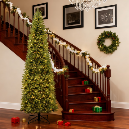 National Tree Company 10 ft. Kingswood Fir Christmas Pencil Tree