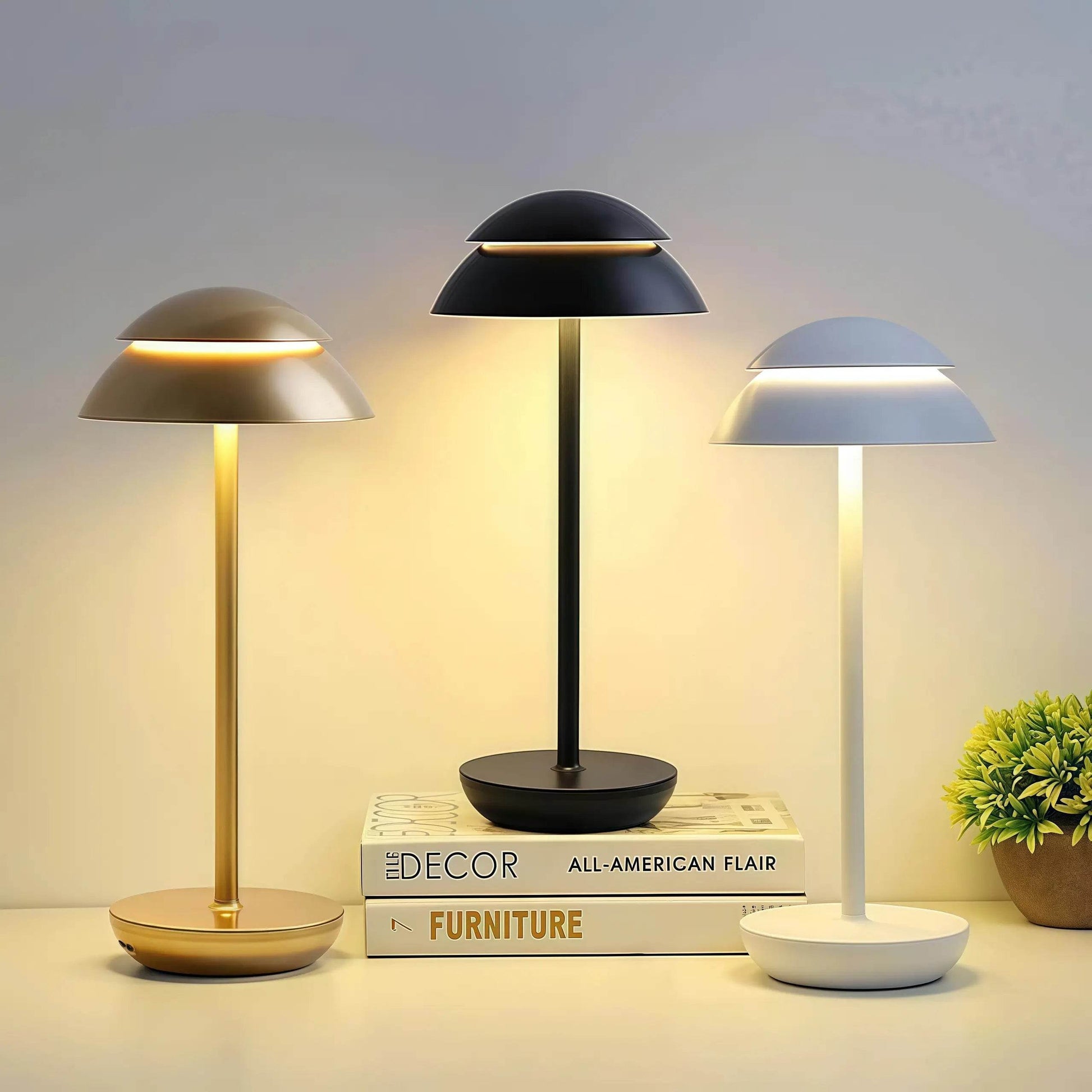 Naawe Modern Table Lamp - USB Rechargeable | For Home & Office - Naawe
