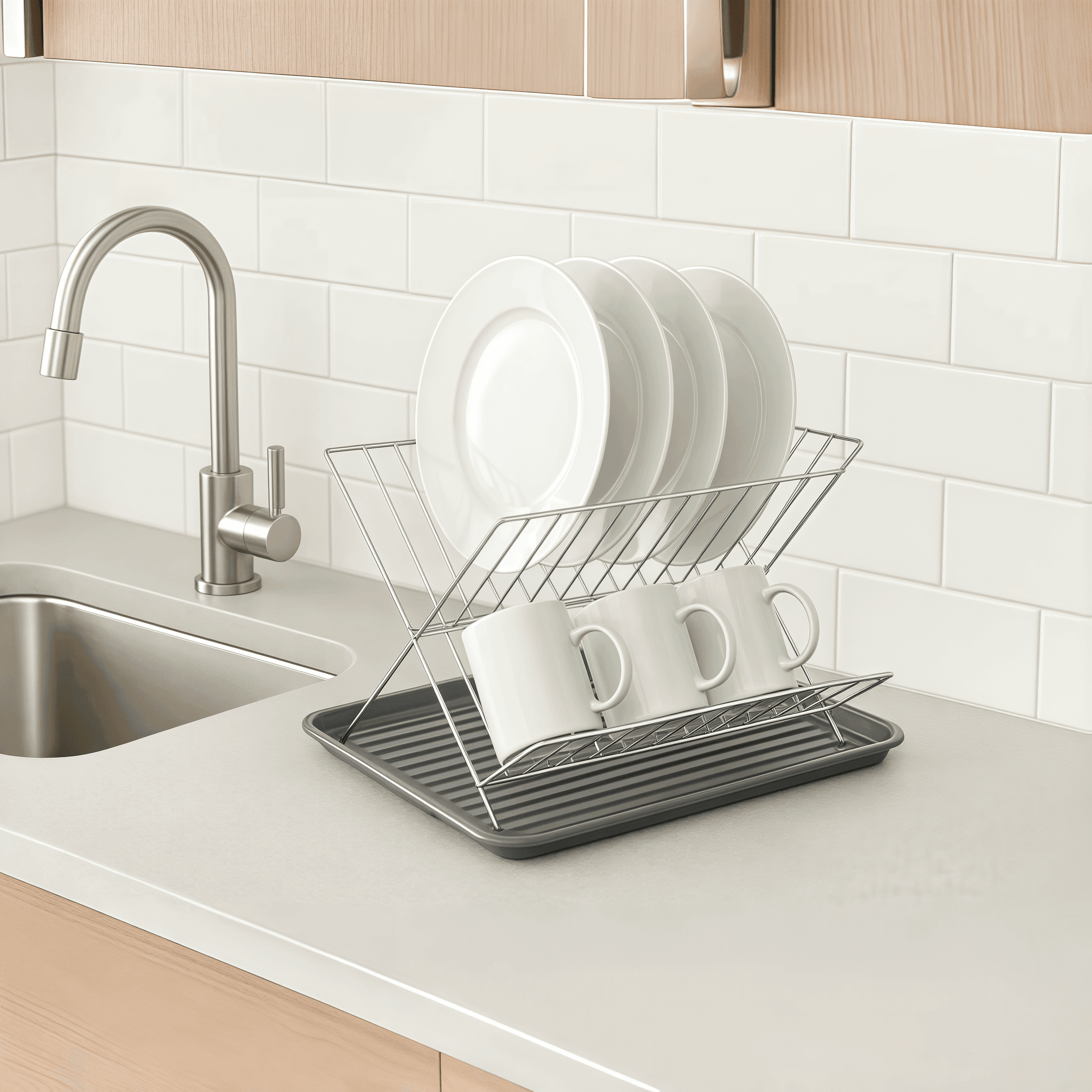 Naawe Multifunctional Kitchen Countertop Drainage Shelf All-in-One Organizer - Naawe