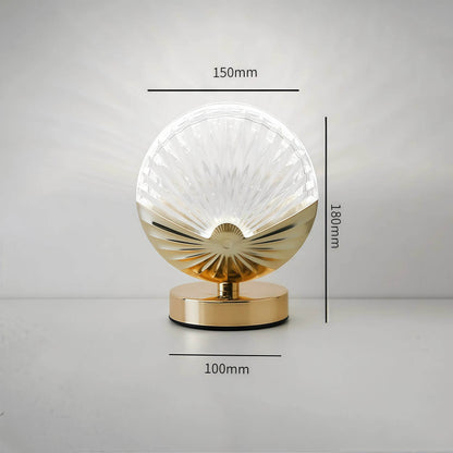 Naawe Celestial Night Light for Bedroom | Crystal Accents + Gold Base - Naawe