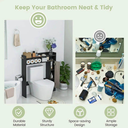 Naawe Above Toilet Bathroom Cabinet Floor Storage Storage Cabinet - Naawe
