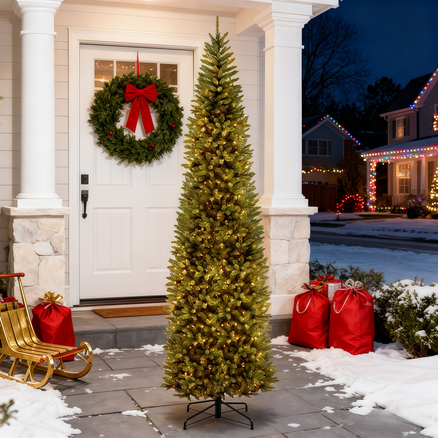 National Tree Company 10 ft. Kingswood Fir Christmas Pencil Tree