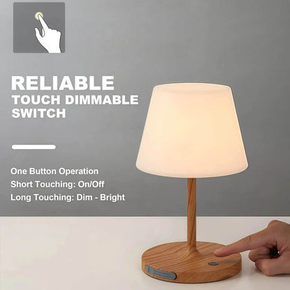 Naawe Bestseller Waterproof Table Lamp｜Dual USB/Outlet Power｜IPX4 for Bathroom/Bedside/Camping - Naawe