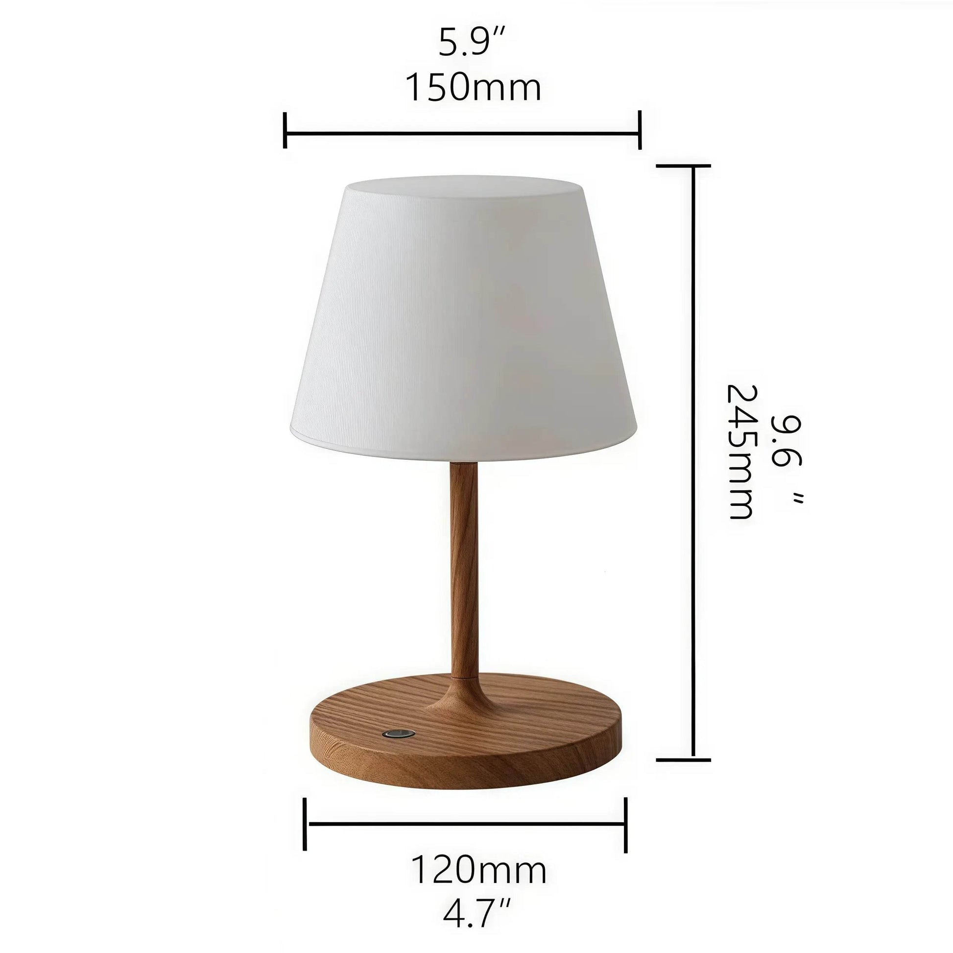 Naawe Bestseller Waterproof Table Lamp｜Dual USB/Outlet Power｜IPX4 for Bathroom/Bedside/Camping - Naawe