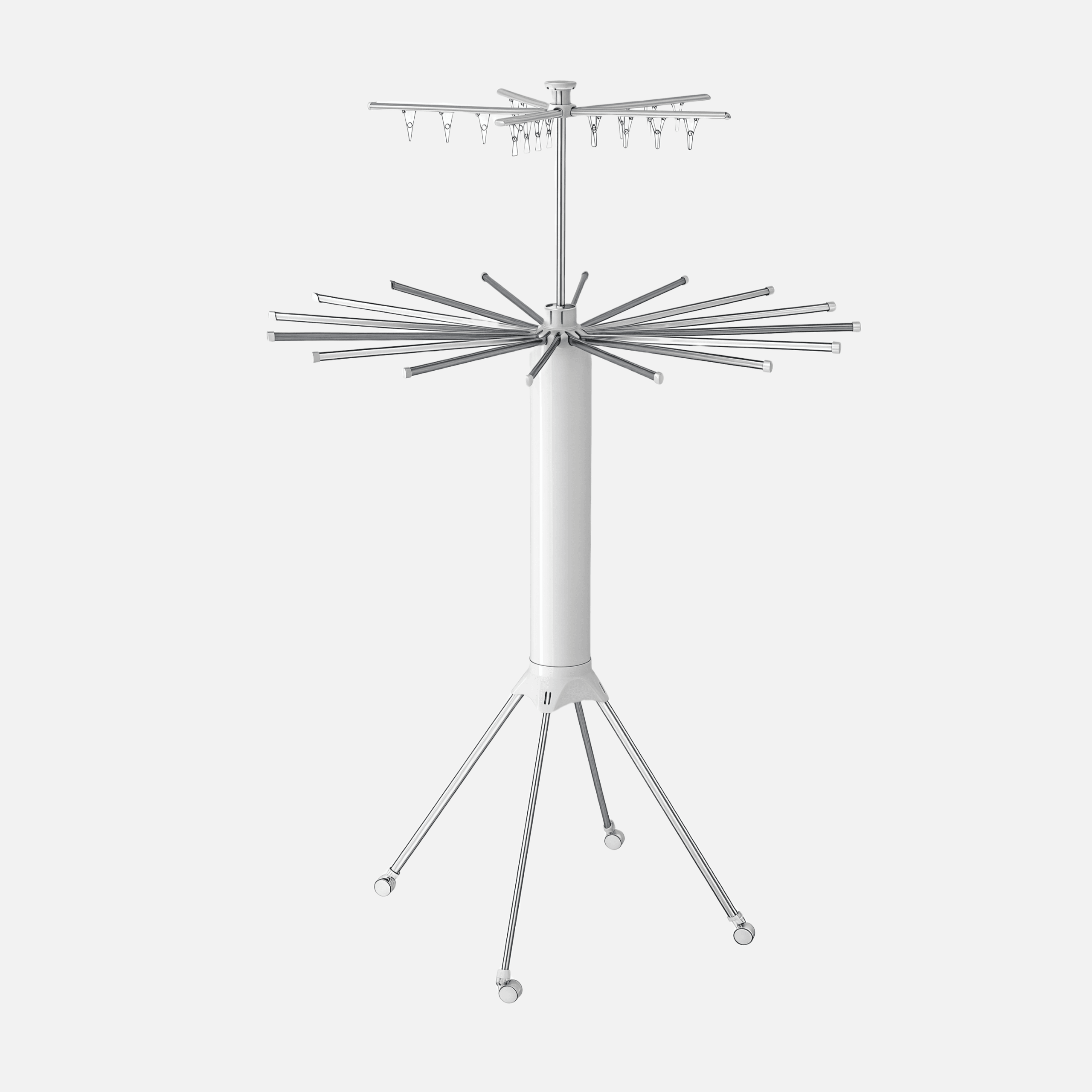 Naawe Double-Tier Four-Legged Foldable and Portable Clothes Drying Rack - Naawe
