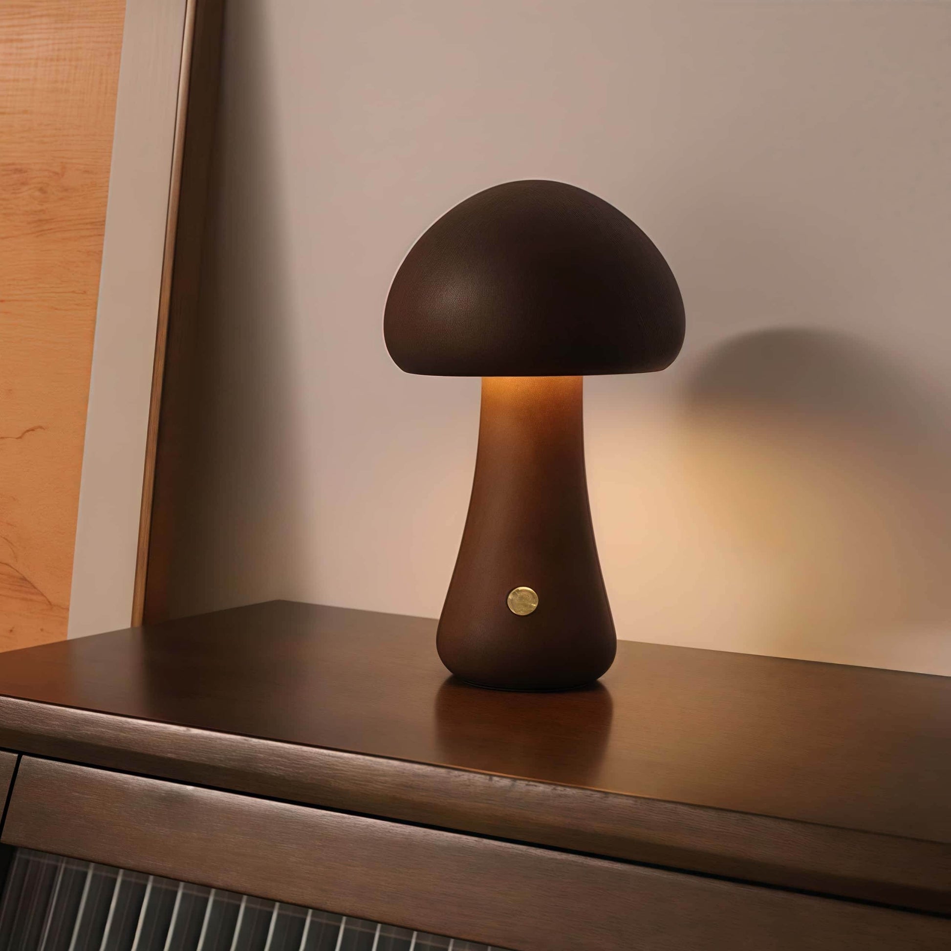 NAAWE Premium European Beech Lamp – Handcrafted | Wireless Charging - Naawe