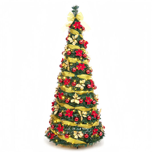Naawe Pop-Up Gold ＆ Silver Christmas Tree