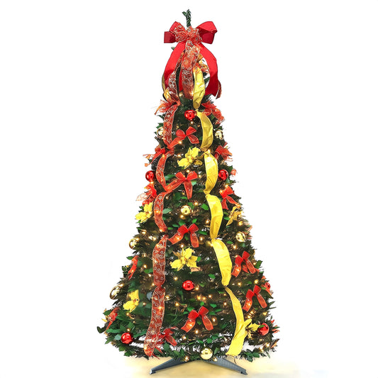 Naawe Pop-Up Gold ＆ Silver Christmas Tree