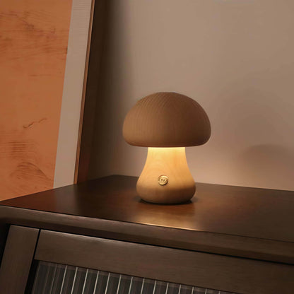 NAAWE Premium European Beech Lamp – Handcrafted | Wireless Charging - Naawe