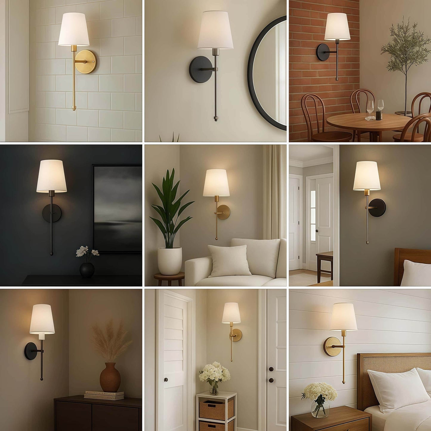Naawe No-Drill Rechargeable Wall Light – RGB Remote Control | Living Room & Bedroom - Naawe