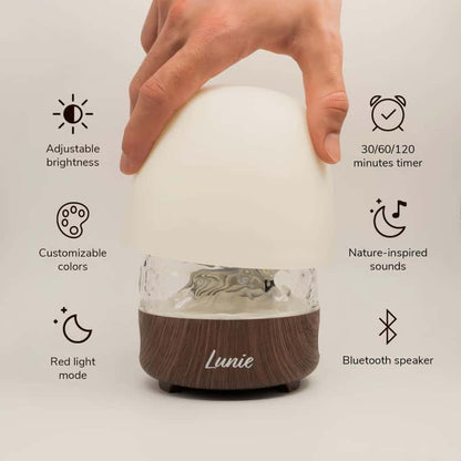 Naawe Lamp Night Light & Bluetooth Noise Machine