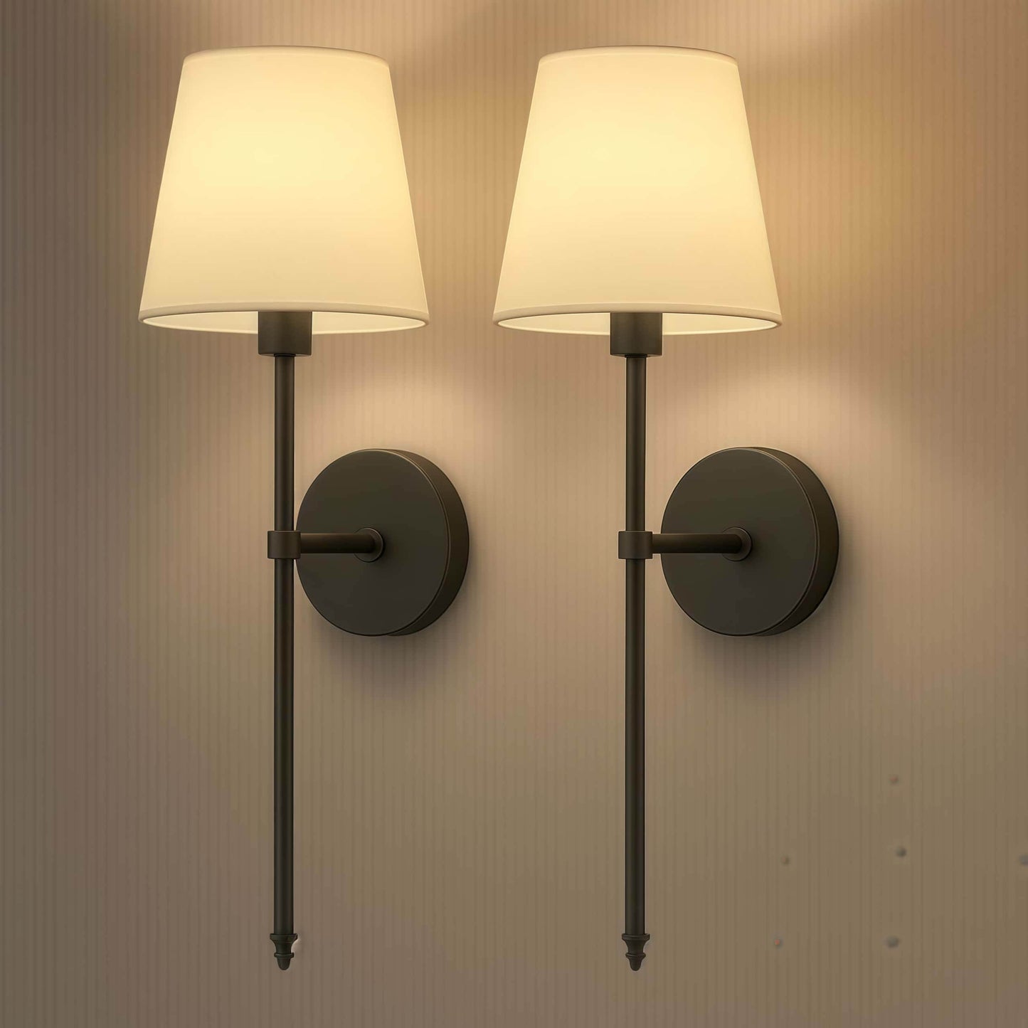 Naawe No-Drill Rechargeable Wall Light – RGB Remote Control | Living Room & Bedroom - Naawe