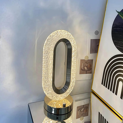 Naawe Celestial Night Light for Bedroom | Crystal Accents + Gold Base - Naawe